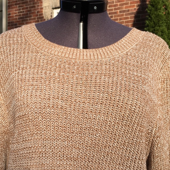 🦋 3 for $25 - Faded Glory Faux Layer Melange Knit Sweater - Picture 3 of 8